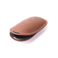 Boîtier de protection pour clé de voiture télécommandée en cuir véritable de vachette Pofeis Factory