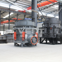 Concasseur à cône hydraulique pour l'extraction minière avec cylindre multiple pour installation de concassage complète