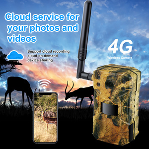 4G LTE 0.3s temps de déclenchement 128GB cellule de Vision nocturne <span class=keywords><strong>cellulaire</strong></span> cerf jeu de suivi de la faune Wildkamera piège Trail <span class=keywords><strong>chasse</strong></span> caméra solaire - Product Image 3