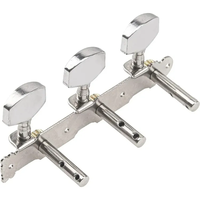3 on a Plate Tuning Pegs Keys Metal Machine Head Guitar Tuners for Classic Folk Guitar Parts Stringed Instruments Accessories