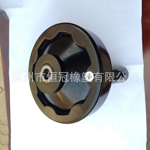 วงล้อเบกาไลต์ 12*100 พร้อมด้ามจับพับได้ สำหรับใช้งานในอุตสาหกรรม - Product Image 2