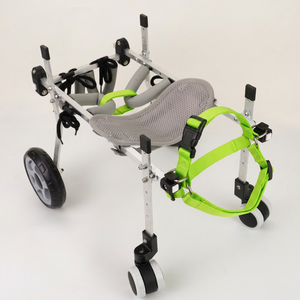 Carrito de Movilidad para Perros, Silla de Ruedas de Aleación de Aluminio, Camilla para Mascotas con Arnés para Perros Discapacitados - Product Image 6