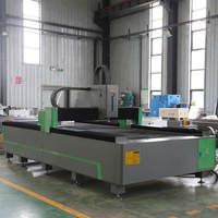 Machine de découpe laser fibre CNC industrielle 3KW 3015 robuste avec contrôle Cypcut pour la production continue de métaux, compatible AI/PLT