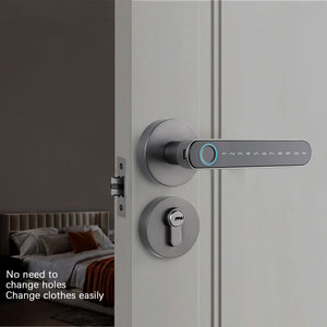 Serrure intelligente à poignée S604L Serrure <span class=keywords><strong>de</strong></span> porte à clé par empreinte digitale Serrure numérique pour téléphone portable BLE Tuya Control - Product Image 5