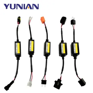 12V LED 경고 취소 디코더 H1 H4 H7 H11 9005 LED 디코더 어댑터 깜박임 플래시 오류 헤드 라이트 bmw e60 e46