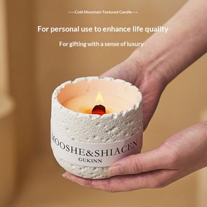 Cold Mountain Style Scented <b>Candle</b> Natural Soy Wax Wooden Wick Relaxing Aromatherapy <b>Candle</b> For Home Decor Gift - Product Image 2