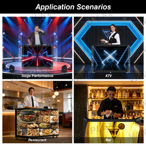 LED DJ 摊位适合酒吧、音乐节和舞台表演，具有动画和图形显示功能 - Product Image 2