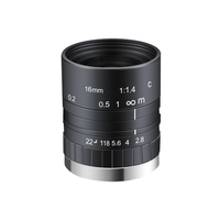 Objectif de caméra industrielle AZURE-0414M5M 5MP 1/2 "F1.4 ~ F32 4mm de large FOV C-mount pour vision industrielle
