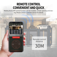Porte coulissante télescopique électrique en aluminium de luxe pour patio