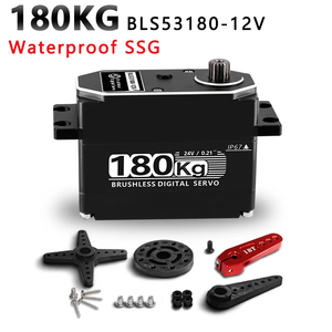 Servomoteur numérique BLS53180 180 kg 12V/24V, moteur sans balais, étanche IP67, pour voiture miniature 1/5, robot DIY - Product Image 2