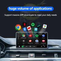 Personnalisé 4/64 Carplay Ai Box Android 11 Auto Lecteur de voiture Tf Card 4g et Carplaybox Adaptateur sans fil avec youtube AppStore pour ford