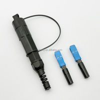 Connecteur rapide à fibre optique haute performance HW à faible perte d'insertion SC APC SC UPC étanche pour FTTH