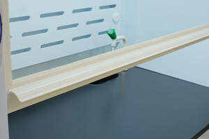 เครื่องดูดควัน PP ขนาดมาตรฐานตู้ดูดควันเฟอร์นิเจอร์ในห้องปฏิบัติการมีการระบายอากาศที่ปลอดภัย - Product Image 5