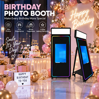 Machine Photobooth Miroir Magique pour Appareil Photo Reflex Numérique avec Écran Tactile – Idéale pour Mariages, Fêtes, Anniversaires et Location