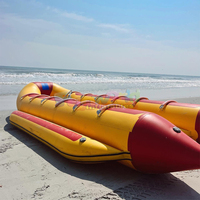 Bateau banane gonflable géant en PVC de qualité commerciale pour le plaisir aquatique estival