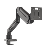 Bras de moniteur robotique de vente chaude pour les moniteurs d'ordinateur réglables d'écran de 17 "-49" supportent le bras de moniteur de ressort à gaz simple de 20KG
