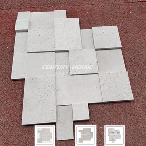Centurymosaic - Baldosas de Mármol Natural Travertino Marfil con Acabado Arenado, Diseño Francés, para Decoración del Hogar, Fábrica en Tailandia - Product Image 5