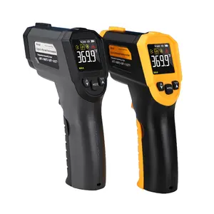 HW550 Digital LCD Infrared Thermometer Non-Contact Laser Industrial  Pyrometer Temperature Gun - Orange Wholesale