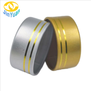 Bouchon en aluminium-plastique avec partie en plastique, texte/logo/motif estampé or latéral, pour Vodka Whisky Tequila Brandy - Product Image 2