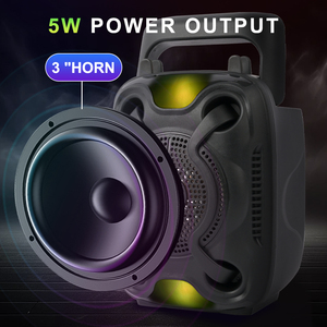 Altavoz Portátil para Fiestas al Aire Libre SING-E ZQS1365W con Bluetooth, Mini Altavoz Activo con Iluminación RGB, Reproductor de Karaoke para el Hogar, Reproductor de <span class=keywords><strong>Audio</strong></span> a Bajo Precio - Product Image 6