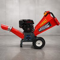 Broyeur de bois diesel portable et remorquable WP700 avec moteur 196cc 212cc