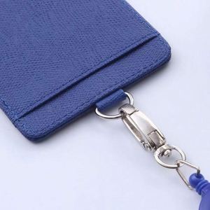 Pu Leather ID Badge <b>Wallet</b> Business ID Card <b>Holder</b> With Necklace Neck Strap - Product Image 5