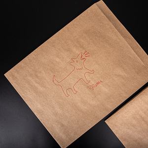 Recycler Kraft Papier T-shirt Emballage Enveloppe Sac Plat Auto-adhésif Pochette Enveloppe Sac D'expédition Pet Alimentaire Sac De Stockage - Product Image 2