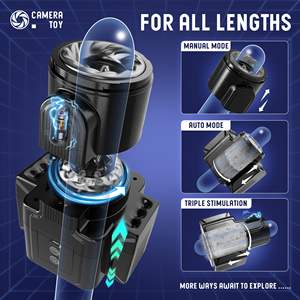 Мужская секс-игрушка, Мужской мастурбатор-Мистер камера, Мужская секс-игрушка для взрослых с 7 режимами тяги, вращения и вибрации, Мужская карманная игрушка - Product Image 2