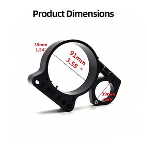 Soporte de montaje para medidor de velocidad CNC para motocicleta Harley Sportster XL, color negro cromado. - Product Image 3