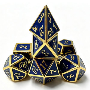 Vente Flash : Ensemble de dés polyédriques en métal pour jeu de rôle Dungeon & Dragons - Product Image 4