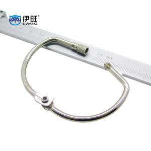 EWANG <b>3</b> Inch Nickel Plating Silver Screw Lock <b>Rings</b> Washi Tape Storage <b>Ring</b> - Product Image 3