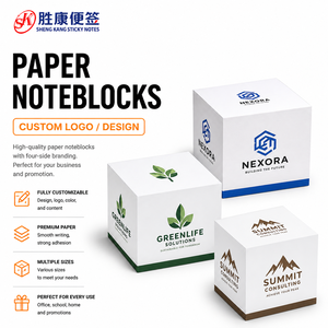 Factory Direct Customizable Paper Noteblocks, Full-Color Four-Side Printed Sticky Notes, Multiple Sizes & Colors for Promotion - Product Image 1