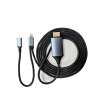 Hochauflösendes Adapterkabel für AV-Konvertierung und Bildschirmspiegelung benötigt keine externen Stromkabel
