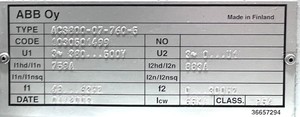 ACS800-07-760-5 ACS800 ซีรีส์ 1030-501499 883A 300HZ IP54 PLC - Product Image 2