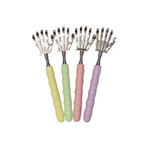 Stainless Steel Telescopic Robotic Hand <b>Back</b> <b>Scratcher</b> Flexible Massage Tool For Adults Portable <b>Back</b> Pain Relief - Product Image 1