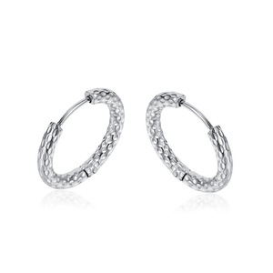 Hammered Huggie <b>Hoop</b> <b>Earrings</b> | Stainless Steel PVD Gold <b>Hinged</b> Closure Minimalist Style | Waterproof, Hypoallergenic & Durable - Product Image 6
