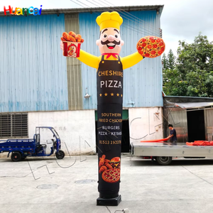 Muñeco Inflable Personalizado, Hombre Inflable, Sky Dancer con Diseño <span class=keywords><strong>de</strong></span> <span class=keywords><strong>Pizza</strong></span>, Modelo Promocional, Producto Publicitario con Ventilador - Product Image 1