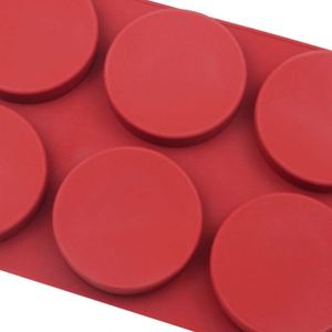 Moule à gâteau rond de grande taille à 6 cavités avec logo personnalisé, moules à bougies en silicone, moules pour la fabrication de savon OEM/ODM - Product Image 2