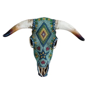 70 inches -long horns wall decor,animal skulls,longhorn skull,cow skull,real animal skull,animal head wall decor,faux taxidermy,medieval decorations,high skull artifact,cabeza de vaca(Brown horn