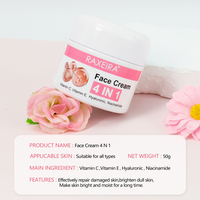 Crème Visage 4-en-1 en Gros : Niacinamide, Vitamines C et E – Anti-âge, Éclaircissante, Hydratante et Réparatrice