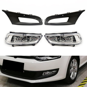 Đối Với VW Polo 6R Vento Hatchback 2009 2010 2011 2012 2013-2015 Xe Sương Mù Đèn Bìa Đèn Sương Mù Khung Đèn Sương Mù Cho MK5 6R/6C - Product Image 1