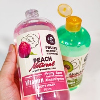 Usine OEM ODM, vente en gros de produits de bain naturels, gel douche à la pêche, lotion pour le corps à l'avocat, ensemble de bombes de bain à la pêche pour enfants, famille, maison