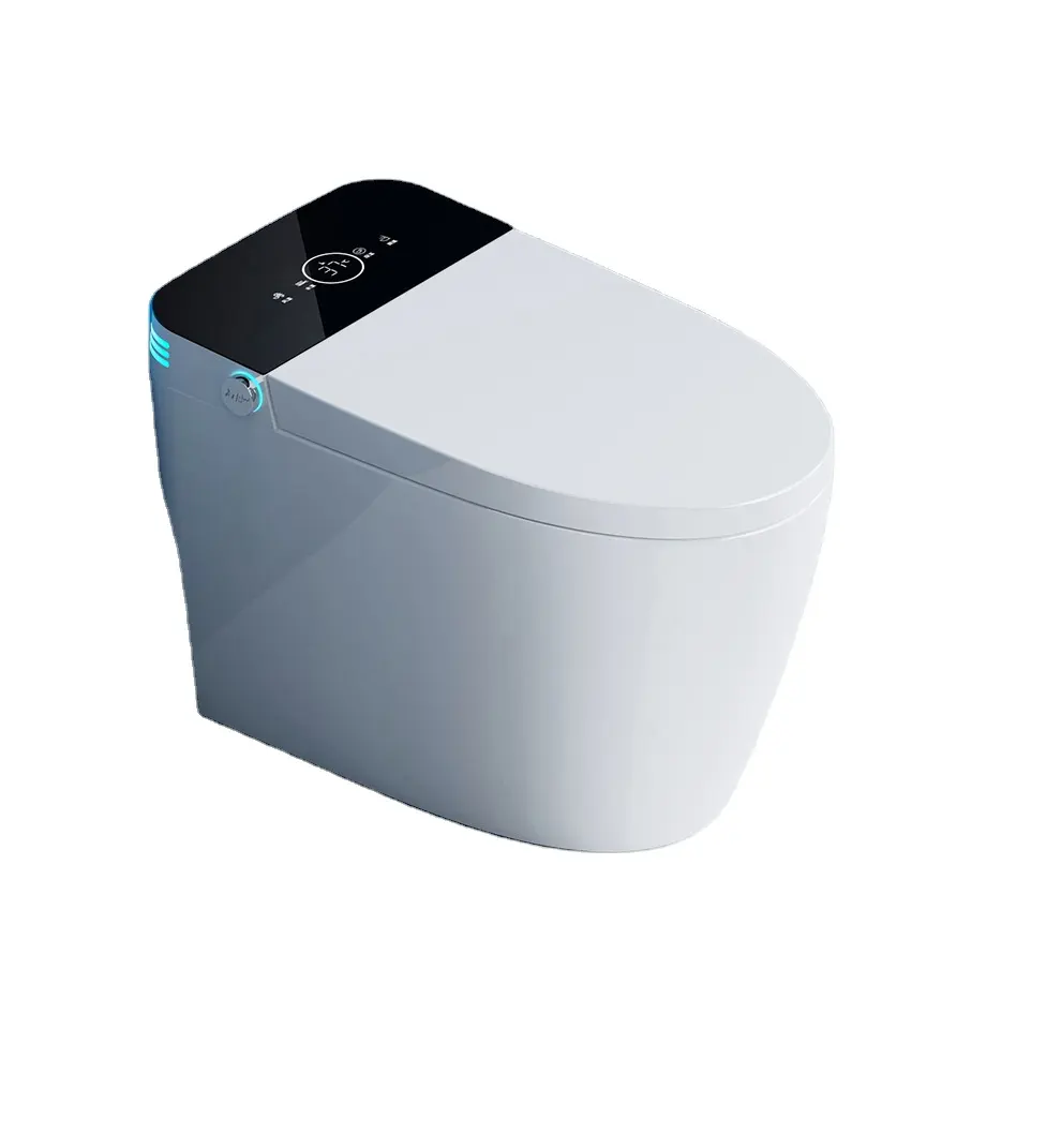 Automatische Toilette Sanitär artikel Elektronische automatische Reinigung Badezimmer Intelligente Heiz abdeckung Smart Bidet Toiletten sitz