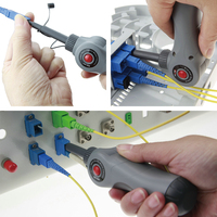 Nettoyeur de réseau laser LC flexible et angulaire pour nettoyage de parois, nettoyeur de terminaux de fibre optique personnalisé