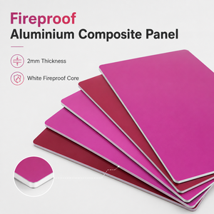 Panel Compuesto Decorativo para Fachada <span class=keywords><strong>Exterior</strong></span> con Revestimiento de PVDF, Resistente al Fuego, Panel de Aluminio Alucobond ACP - Product Image 4
