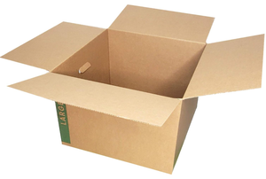 Boîtes de déménagement en <span class=keywords><strong>carton</strong></span> ondulé recyclé de haute qualité, jetables, couleur or, finition mate, laminage mat, gaufrage, brun moyen - Product Image 4