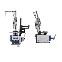 Machine à changer les pneus automatique à bras oscillant haute efficacité, équipement de démontage de pneus de voiture, colonne de levage 110V/220V/380V 8-10bar LEO