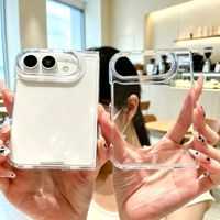 Étui transparent anti-chute en acrylique pliable pour iPhone 18 Duo