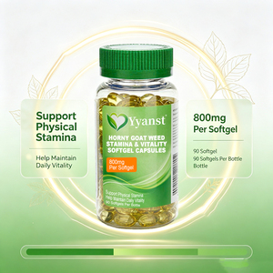 Complément Énergisant Masculin : Extrait de Horny Goat Weed en Gélules Molles 800mg, 90 unités – Soutient la Force Physique, la Vitalité et le Mode de Vie Quotidien – Vente en Gros, OEM - Product Image 5