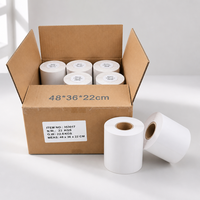 Étiquettes d'expédition thermiques directes recyclables 4x6 en format accordéon pour l'exécution des commandes e-commerce et la promotion en épicerie, résistantes à l'eau